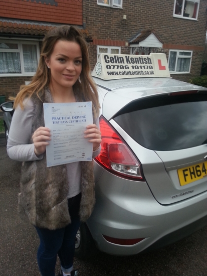 10 December 2015 - Emily passed with only 6 minor driving faults Well done Emily that was a really good result