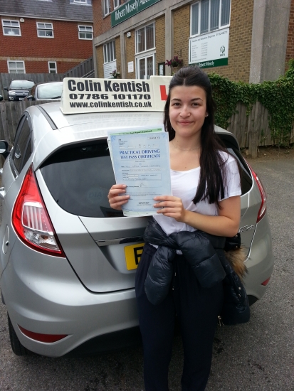 11 July 2017 - Sophia passed with just 5 minor driving faults Well done Sophia that was a really good result