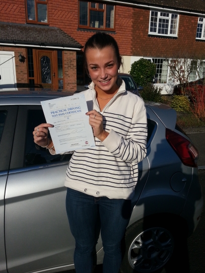 12 February 2018 - Kate passed 1st time with just 5 minor driving faults Well done Kate that was an excellent result Drive safely