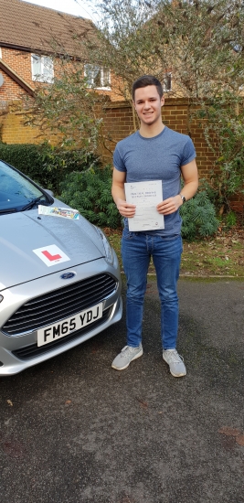 12 December 2018 - Matt passed 1st time with only 5 minor driving faults! Well done Matt, that was a really good result.