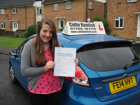 28 May 2014 - Hannah passed 1st time with only 5 minor driving faults Well done Hannah that was a really good result