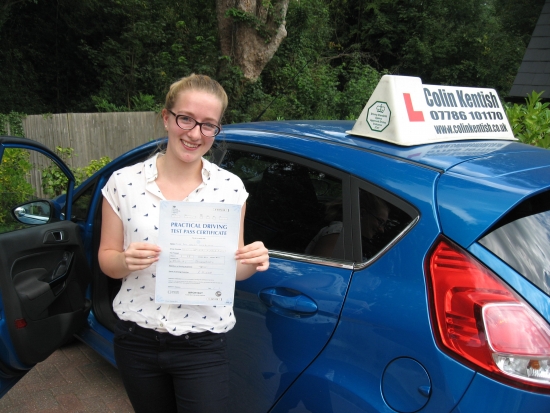 09 Sept 2014 - Zoe passed with only 2 minor driving faults Well done Zoe that was an excellent result<br />
<br />

<br />
<br />
I just wanted to say thank you for all your help and patience whilst teaching me how to drive I am definitely a better driver for it both from an increase in confidence and a greater understanding thanks to your clear explanations I can now see myself enjoying driving which a few weeks