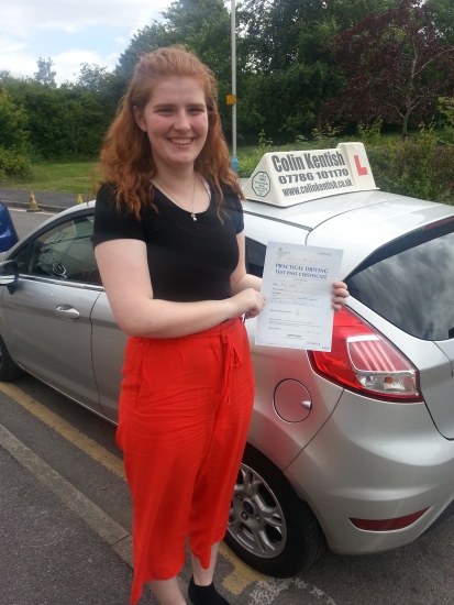 16 June 2017 - Lucy passed 1st time with only 6 minor driving faults Well done Lucy that was a really good result