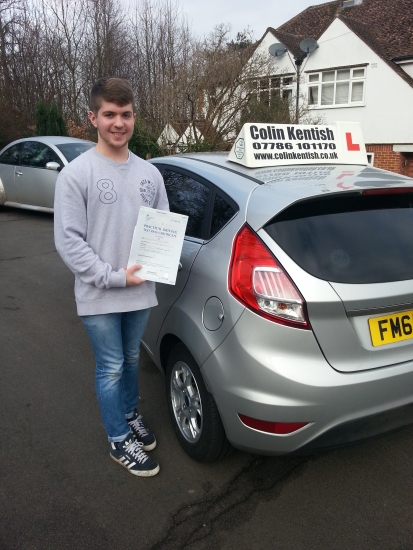 17 February 2017 - Louis passed with only 5 minor driving faults Well done Louis that was a really good result