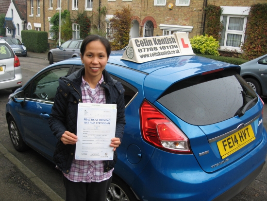 21 November 2014 - Jenny passed 1st time with only 2 minor driving faults Well done Jenny that was an excellent result