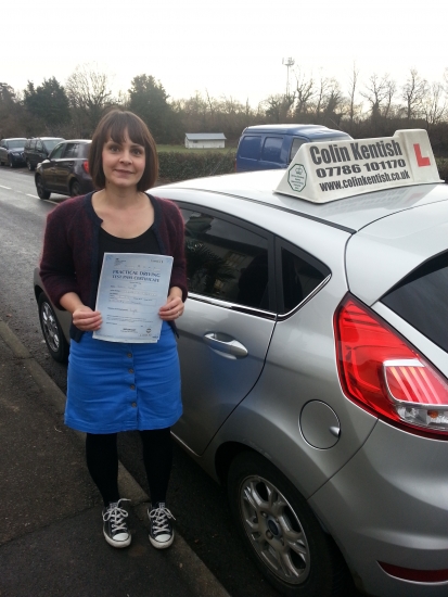 23 December 2016 - Becky passed with just 5 minor driving faults Well done Becky that was an excellent and well deserved result