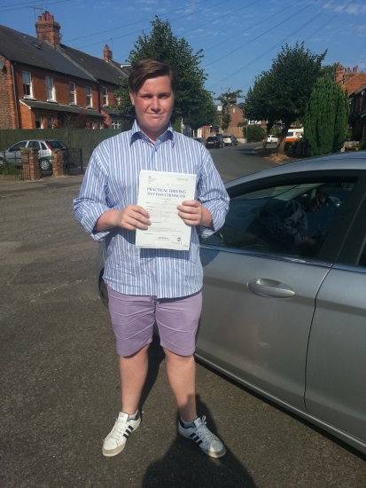 24 July 2018 - Will passed 1st time with only 6 minor driving faults! Well done Will, that was a really good result