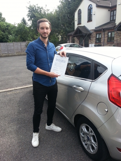 24 August 2018 - Ben passed 1st time with just 7 minors! Well done Ben, that was a really good result
