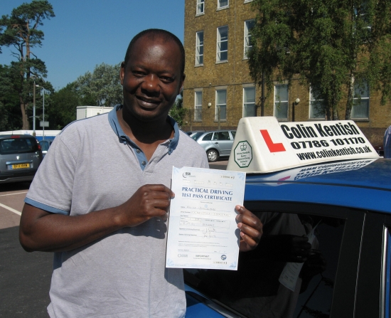 25 July 2012 - Milingo passed with only 1 minor driving fault Well done Milingo that was a brilliant result