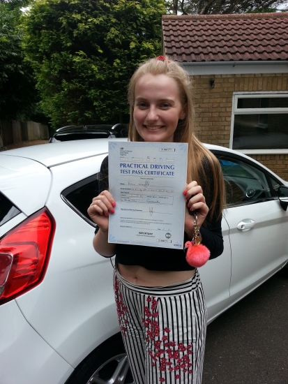29 June 2017 - Rosie passed with only 1 minor driving fault Well done Rosie that was a brilliant result