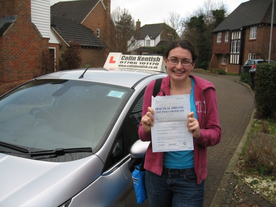 30 January 2015 - Jenny passed with only 7 minor driving faults Well done Jenny that was a really good result