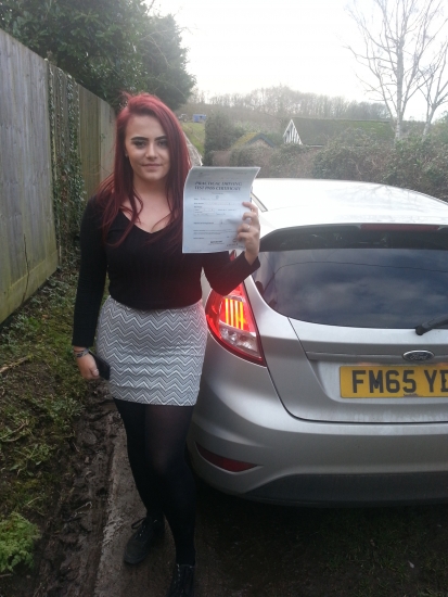 31 January 2018 - Becky passed 1st time with only 4 minor driving faults Well done Becky that was an excellent result