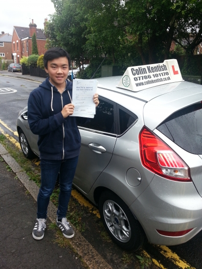 31 May 2016 - Nigel passed 1st time with only 3 minor driving faults Well done Nigel that was an excellent result