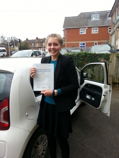 13 November 2014 - Alice passed 1st time with only 2 minor driving faults Well done Alice that was an excellent result<br />
<br />

<br />
<br />
Hi Colin thank you so much for your help You really are an excellent Instructor because of your calmness patience and clarity of instructions as well as truly thorough knowledge I would recommend you to anybody Thank you so much Alice