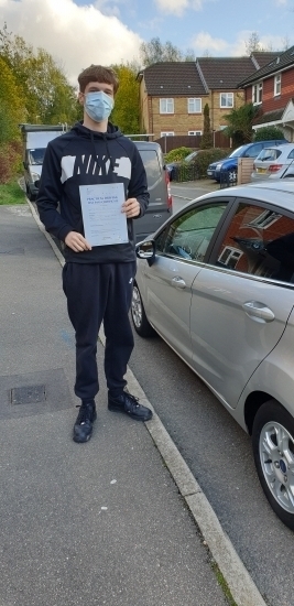 26 October 2020 - David passed in Tunbridge Wells with just 5 minor driver faults! Well done David, that was a really good result. Drive safely!