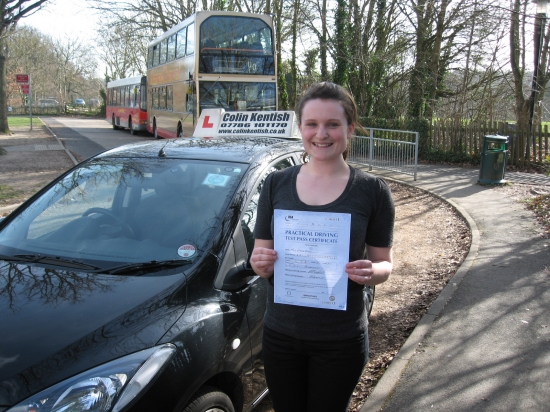 11 March 2011 - Emma passed first time with 7 minor driving faults Well done Emma that was a really good result