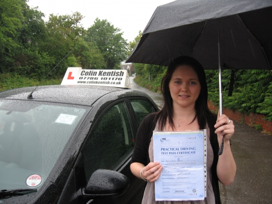 17 June 2011 - Atrocious weather conditions plus the Supervising Examiner sitting in the back the odds were pretty much stacked against her But Cherise pulled through and managed to pass first time with 13 minor driving faults a bit of a close call Anyway as she rightly said a pass is a pass Well done Cherise