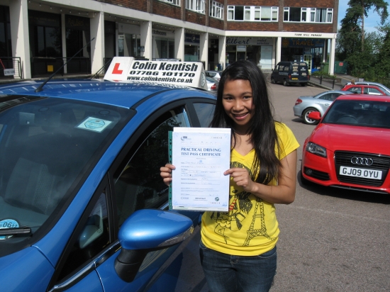 25 July 2011 - Despite a few pre-test nerves Zyra passed first time with just 4 minor driving faults Well done Zyra that was an excellent result