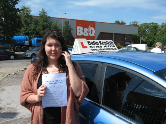 10 August 2011 - Jodie passed first time with just 5 minor driving faults Well done Jodie that was an excellent result