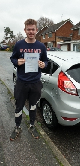 18 December 2020 - Jacob passed first time with only 4 minor driver faults! Well done Jacob, that was an excellent result.