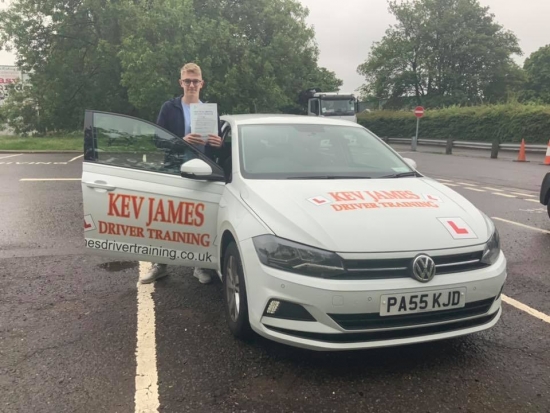 Congratulations Eliot 12th June 2019 at Derby Test Centre