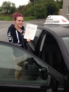 Well done on passing your test first time