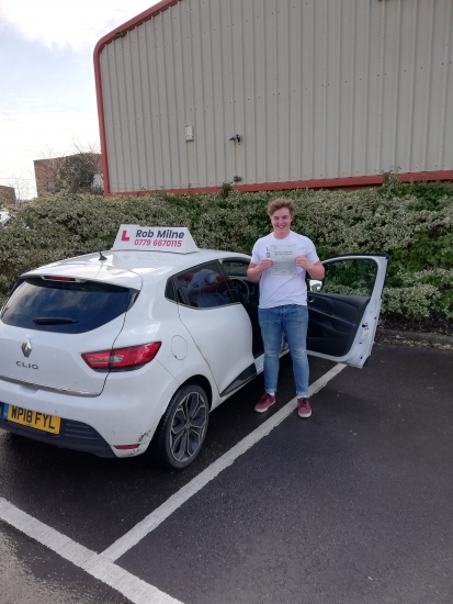 Many congratulations to Will Pearce on an excellent drive and well deserved 1st time pass at Weston-super-Mare on 12th March 2019.