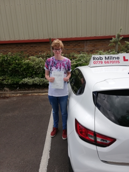 Many congratulations to a very happy Sam Oxley of Weston-super-Mare who passed his test with an excellent drive on 28th May 2019
