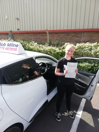 Many congratulations to a delighted CJ Schroeder of Wrington on an excellent drive and well deserved 1st time pass at Weston-super-Mare on 23rd August
