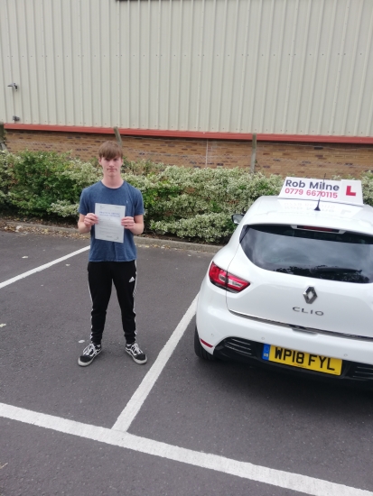 Many congratulations to a delighted Will Jones of Clevedon on an excellent drive and well deserved pass in Weston-super-Mare on 3rd October 2019