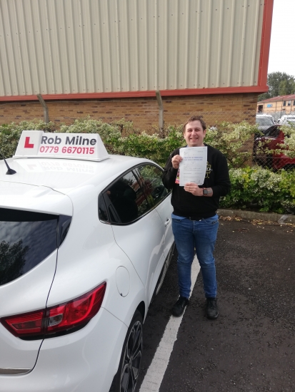 Many congratulations to a very emotional Joe O,Neill of Yatton on an excellent drive and well deserved 1st time pass at Weston-super-Mare on 8th October