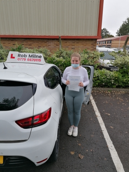 Many congratulations to a very happy Annabel Bould of Clevedon on an excellent drive and well deserved 1st time pass at Weston-super-Mare on 3rd September 2020