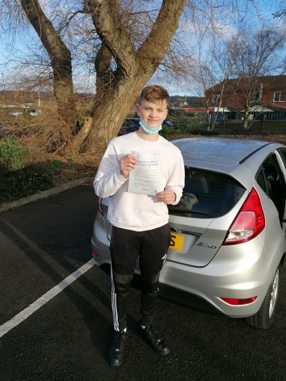 Many congratulations to a very happy Josh Bryant of Clevedon on an excellent drive and well deserved 1st time pass at Weston-super-Mare on 15th December