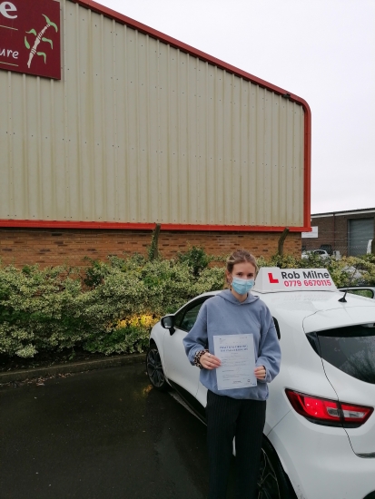 Many congratulations to a delighted Izzy Trafford of Wrington on an excellent drive and well deserved 1st time pass at Weston-super-Mare on 16th December