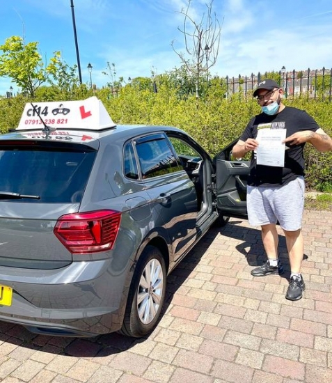 And today we are taking the blue certificate from Barry TC as we’ve managed another brilliant first time pass and only one minor says the email afterwards, so big WELL DONE to Pavel Slivka, who just couldn’t wait to have it done, the waiting for a tests are so long, but once it’s done, it’s done. It’s been a pleasure mate, all the best in the future and stay safe on the road😎<br />
Well do