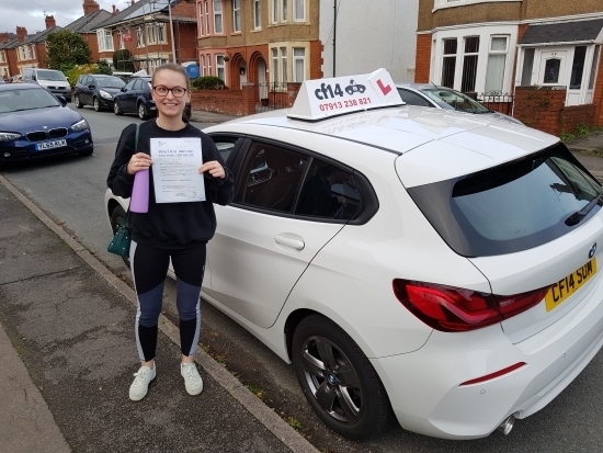 *** Many Congratulations To Rhian, PASSING Yesterday On Her First Attempt. Fab Student - Best Wishes In Your Career, You Are Doing A Great Job For Us All In Your Profession. Take Care - Drive Safely & Best Wishes To Your Brother Who Also Passed With Us ***