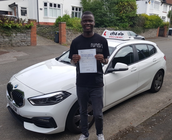 *** FINALLY, Many Congratulations To Fawaz, Passing In Cardiff Today With Just 3 Driving Faults. <br />
<br />
With Lockdown, Uni And Lots Of Other Delays - TODAY is Your Day Fawaz, Enjoy Telling Everybody That You Have A FULL Driving Licence, Drive Safely - Good Luck When You Return To Uni Next Month & I Hope You Enjoyed Your Lessons With Me.<br />
<br />
Let Me Know When You Get Yourself A Car. 😎 ***