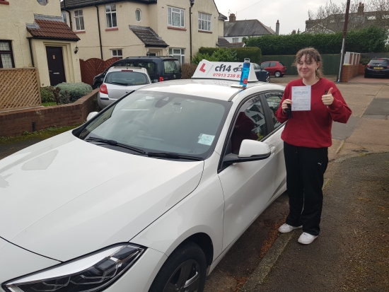 Many Congratulations To Romy, Passing Today Despite Lots Of Nerves. Time To Put This Behind You, Cocentrate On Your Exams - Enjoy Your Early Christmas Present From The DVSA, Drive Safely Barry 😎