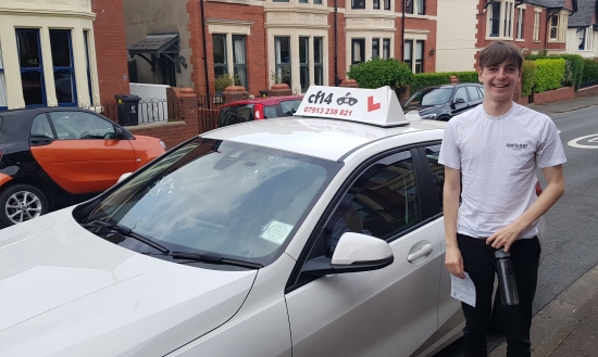 Many Congratulations To Noah - Passing On His First Attempt In Cardiff With 4 Minors, And Just 22Hrs Of Lessons - Wow! <br />
Enjoy Driving Your Sisters Car Whilst She´s In Uni - Time To Concentrate On Your Exams Now. Really Well Done, Fab Student - *** Many Congratulations From All Of Us Here At cf14 School Of Motoring! ***