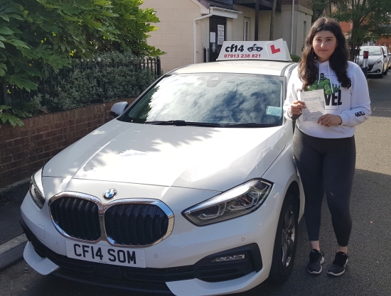 So We Start August With Congratulations Today Going ToTo Zinah - Passing Today With A Couple Of Silly Minors BUT:🤔<br />
We Only Met Zinah 6 Weeks Ago, - She Had No Previous Driving Experience, And Had Not Even Taken Her Theory Test. <br />
6 Weeks Later, And 9 Lessons With cf14 School Of Motoring, She Aced The Practical Driving Test - And It Looks Like She Has Been Driving All Her Life. Amazing 😎<br />
We