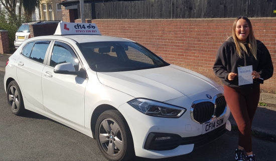 😎 *** AND FINALLY! *** 😎<br />
Lauren Passing With Just 2 Minors Today - Fantastic Drive, Great Personality - And By Keeping Quiet And Telling As Few People As Possible (Including Your Dad) - I Think You Found That Quiet Easy Today 🤔<br />
<br />
Time To Save For A 🏎 Look Forward To Seeing You Out And About, Driving Friends Around. Take Care, Drive Safely  🥰y