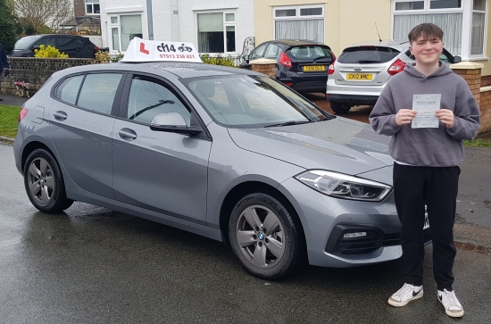 *** NO APRIL FOOL - Congratulations Josh! *** Passing On His First Attempt With A Just A Couple Of Driving Faults. Definitely Worth Getting Up Early, All You Need To Do Now Is Persuade Your Parents To Help With A Car, - But To Do So, I´m Guessing They Want Some Great School Results With Your Exams Coming Up. Good Luck with Them, Drive Safely, See You On The Road Soon! <br />
Best Wishes For The F