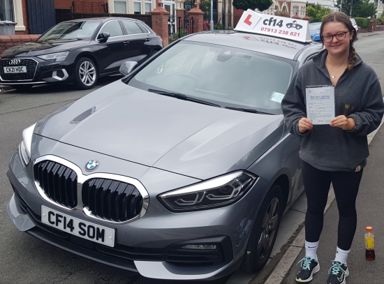FINALLY, Becca Has Got Rid Of Me By Passing Her Practical Driving Test In Cardiff Today With Just A Couple Of Driving Faults 🍾🏎️🍀Not An Easy Test Route Either, Pontprennau / Lisvane Lanes Is Not Straight Forward, But You Made It Look Simple. 👍So Pleased For You, Good Luck With Your Job Interviews, And Please Drive Safely Now You Have A Full Driving Licence, Like Your Sister xx �