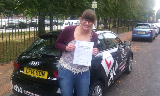 Beka is a University Student from Cornwall Her mum contacted Barry to arrange for some driving lessons in Cardiff whilst Beka is studying here She was on a tight timetable due to being moved around the country for her studies but today - well it all paid off PASSING FIRST TIME Great drive funny student - Made up for you Beka Good look for the future