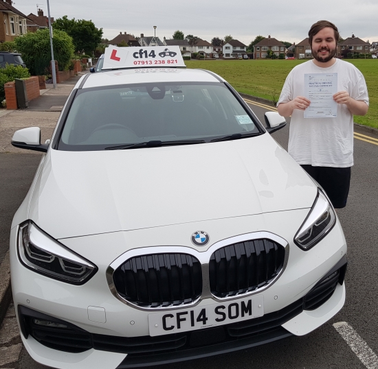 *** Here We Go Again, Alex Passing First Time In Cardiff Today! Great Drive - Well Done, All That Waiting Is Finally Over, And Just Before Your Theory Expires, Phew. Enjoy The Freedom Your Licence Brings, And Dont Forget To Send Off For The Licence Yourself! <br />
Best Wishes, Drive Safely  Barry 😎 ***
