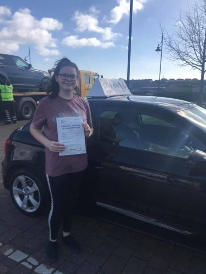 Congratulations to Amber on passing her practical driving test on her 1st attempt today in Barry- I told you it wasn’t as bad as you thought! Xx