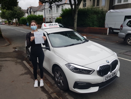*** So Many, Many Congratulations To Angharad, Passing In Cardiff Today, First Attempt With Just 1 Minor. All The Fears Of Emergency Vehicles, Overtaking Buses Etc Never Happened, In Fact You Went Onto The Dual Carriageway Like It Wasn´t A concern At All; And That Horrible Left Turn Off Cycoed Rd - Well You Made It Easy. So Well Done, Enjoy Your Licence, Relax And Enjoy That Feeling, <br />
<br />
Bes