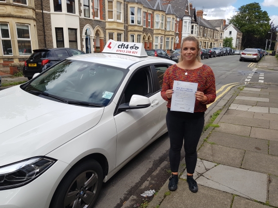 Many Congratulations To Catherine Passing In Cardiff today with just 2 driving faults! Star student - Especially has she has come all the way from Cornwall to take lessons. Okay she´s just qualified as a Mental Health Nurse in Cardiff, And has been offered her first ´job´ in North Wales. Lucky you have passed, looks like you will have plenty of driving to do! 🐝<br />
<br />
(First Time 