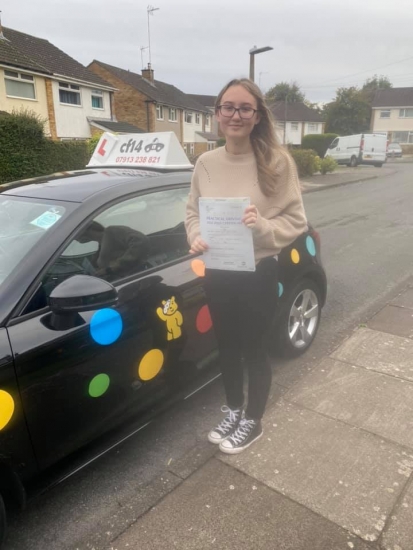 Congratulations Charlie on passing your practical driving test in Barry today - now to tackle culver roundabout to get to work haha Rebekah xx