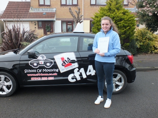 SUCCESS!<br />
<br />

<br />
<br />
Magnificent drive today Olivia, so very proud of you! Many Congratulations, all the very best in Warwick - tAKE cARE & Drive Safely, MERRY CHRISTMAS x